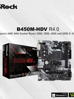 Motherboard Asrock B450M-HDV AM4
