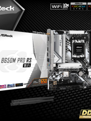 Asrock B650M PRO RS WIFI - Motherboard AM5 dengan Wi-Fi dan Kinerja Tangguh