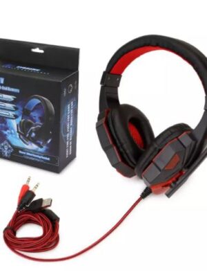 Headset Gaming Wired PC780 LED Light dengan Suara 3D Stereo Bass untuk HP dan PC